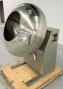 39" Stainless Steel Coating Pan with Ribs