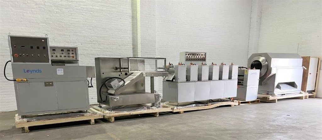 Loynds 300 mm Wide Rolling & Scoring Line for Chiclets