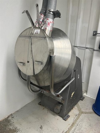 [84156] Coating Pan 30" diameter Stainless Steel Angular pan