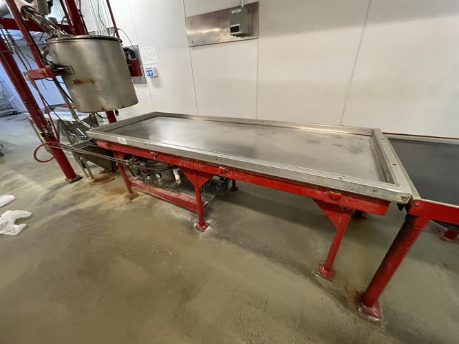 30" x 96" long stainless steel Cooling Table