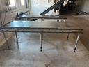 3 x 8 ft Cold Table Mild Steel and Water Cooled