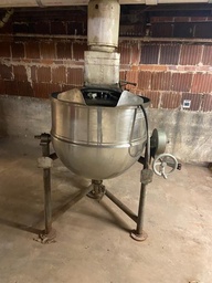 [84300] Groen model DNTA-60-SP 60 Gallon Stainless Steel Single Action Cooking and Mixing Kettle