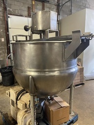 [84535] Lee 150 Gallon Stainless Steel and Jacketed Double Action Cooking and Mixing Kettle