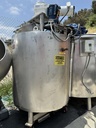 Lee model 300 U7S 300 gallon stainless steel jacketed tank with agitator