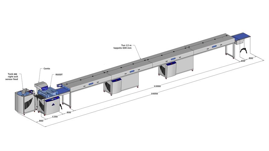 Selmi 600mm Enrobing Line