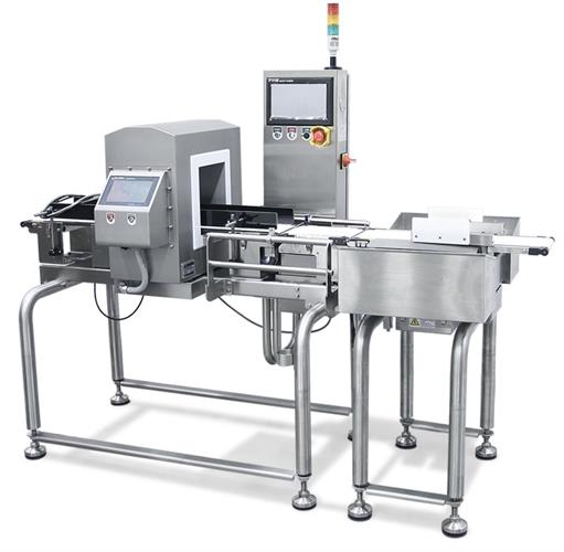 New VMEK model FAC5900 combination metal detector & checkweigher