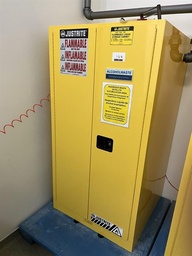 [84873] Justrite flammable proof steel cabinet