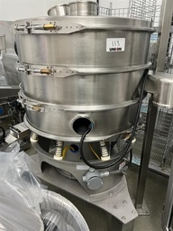 [84909] Sweco model MX30S666CBINLKP4SDWC 30&quot; diameter stainless steel double deck sifter 