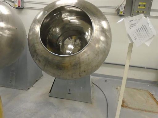[84965] 41" diameter Stainless Steel Coating Pan