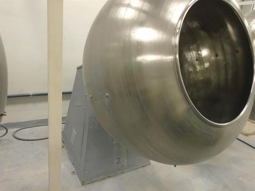 [84966] 41" diameter Stainless Steel Coating Pan