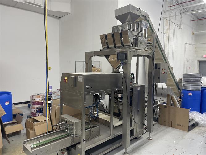 BairesPack Pre-made Doy Pouch Machine with 4-lane Linear Scale