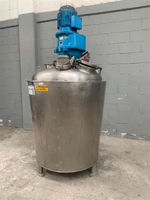 Yerkshire model TC750 58 gallon stainless steel jacketed tank