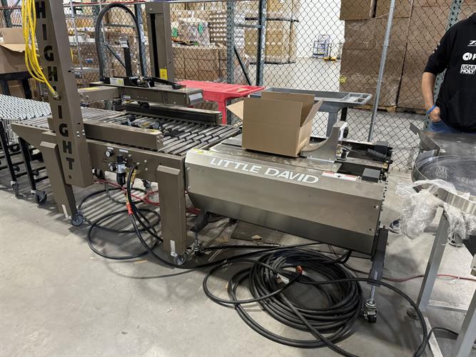 Signode Little David case erector & Magnum case taper