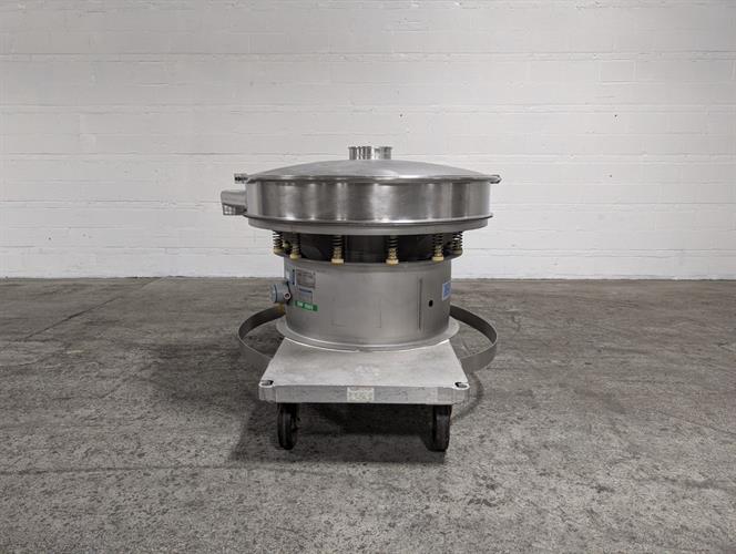Sweco model XS48Y686SETLWC 48" diameter single deck sifter
