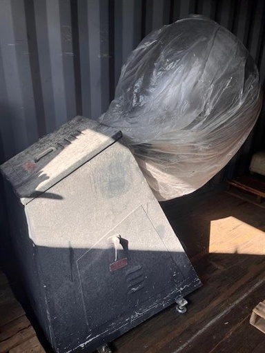 [85137] Stokes 30" SS Coating Pan w Ribs