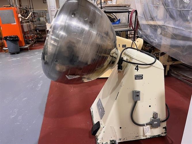 Stokes 38" SS Coating Pan w Ribs