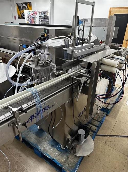 Accutek 6-Head Straight-Line Vacuum Filler
