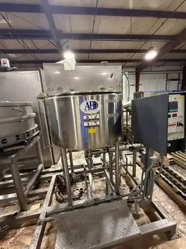 [85246] AB Process 150 Gallon SS jacketed and Mixing Kettle