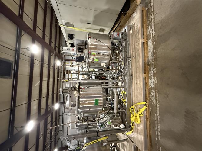 (2) AB Process 150 Gallon SS jacketed & Agitated Tanks