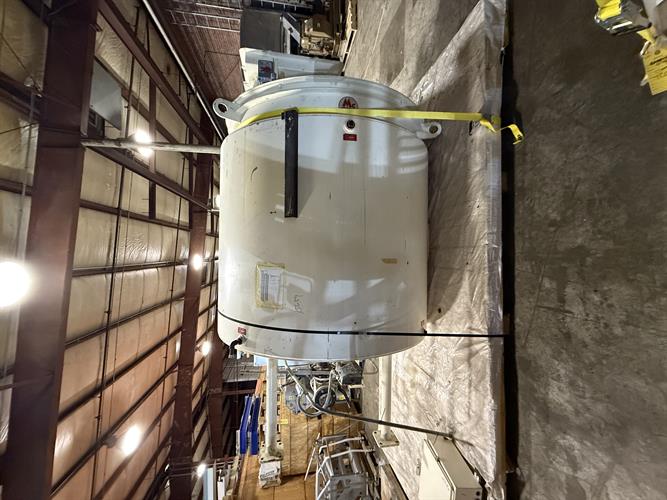 McCarter 20,000 lb Jacketed Vertical Agitated Chocolate Tank