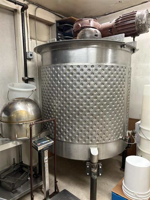Alloy & Steel 400 Gallon SS Jacketed Cooking and Mixing Tank