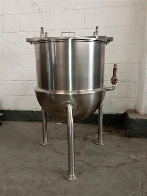 New Stainless steel jacketed kettle
