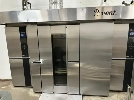 [85504] Revent Model 703-G-CG Gas Fired Double-Double Rack Oven