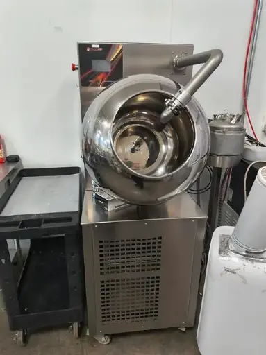 [85614] Rollermac 24" Stainless Steel Coating Pan with Spray System