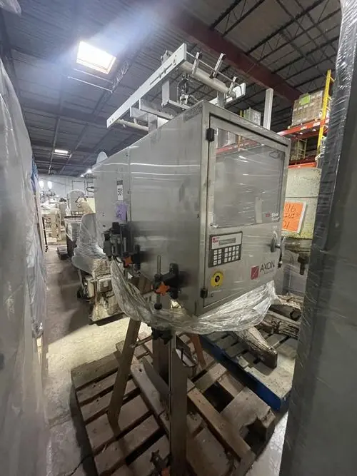 Axon Model EZ300 Shrink Sleeve and bander with Perforator