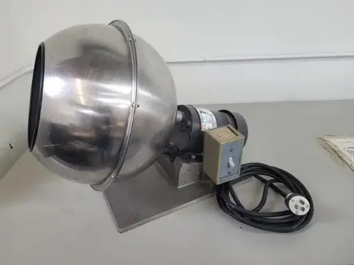 [85665] National 12" Stainless Steel Lab Coating Pan