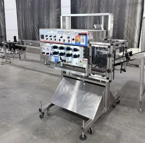 E-Pak 4-Spindle Capper with Elevator/Cap Sorter