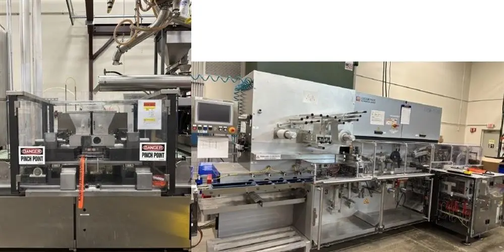 Imperial 600 x 225 One Shot Molding Plant with Loesch Bar Wrapper