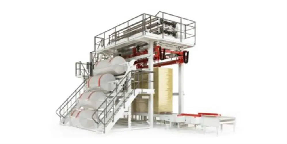 Bocedi FP2000 High Speed Inline Pallet Wrapper- Unused