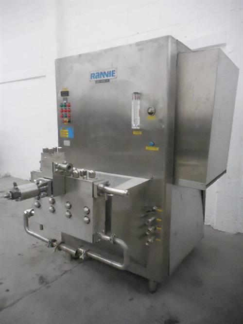 APV Rannie model BT-30-119H 3-piston Stainless Steel Homogenizer ...