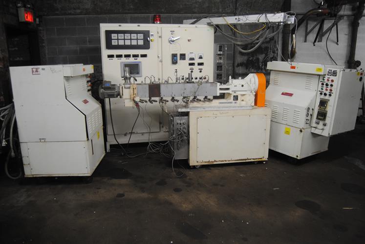 Werner & Pfleiderer model CONT-37 Coperion Twin Screw Extruder -