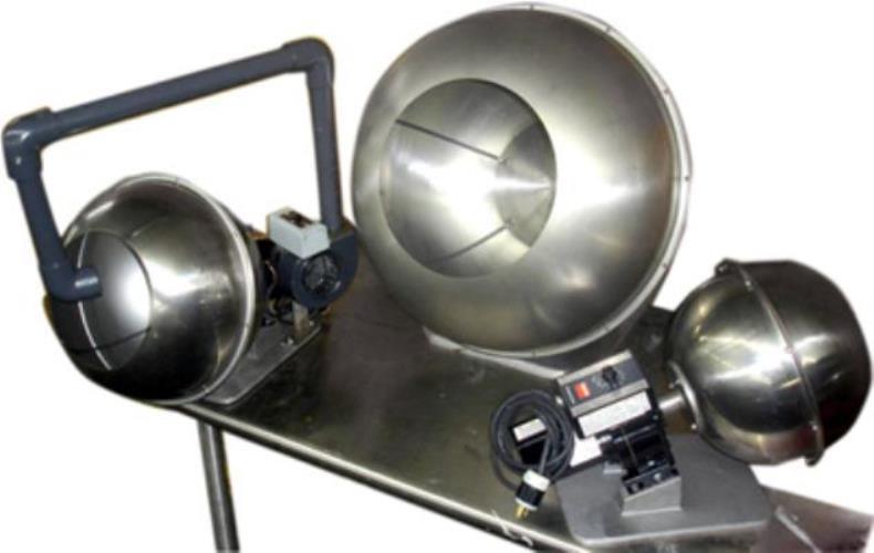 National Equipment 12" Diameter Pan Complete Smooth Bowl and Motor with Varidrive