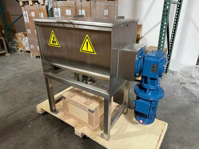 New NEC 150 cu. ft. Stainless Steel Double Ribbon Blenders