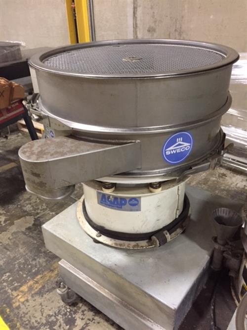 Sweco 30&quot; Stainless Steel Single Deck Sifter