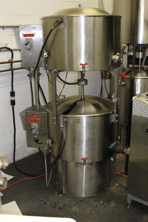 Savage 300/300lb Stainless Steel Stacked Chocolate Melting/Tempering ...