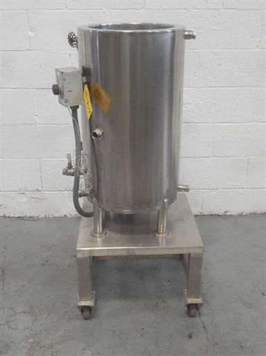 [M11030] Thomas Burkhard stainless steel 9 gallons tank.