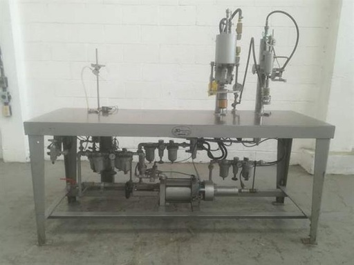 [M11076] JG Machine Works Semi-automatic Aerosol Filling Line