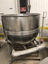 Lee 150 Gallon Stainless Steel Jacketed Cooking Kettle with Removable Basket