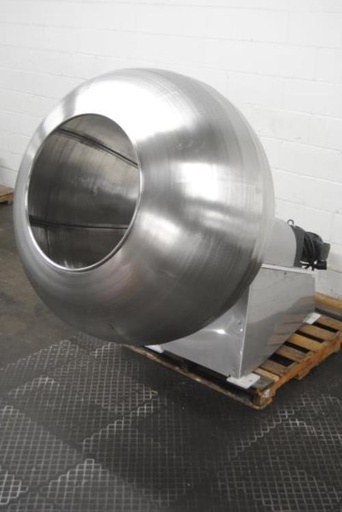 [79019] New Stainless Steel Coating Pans - 42" Angular Pan