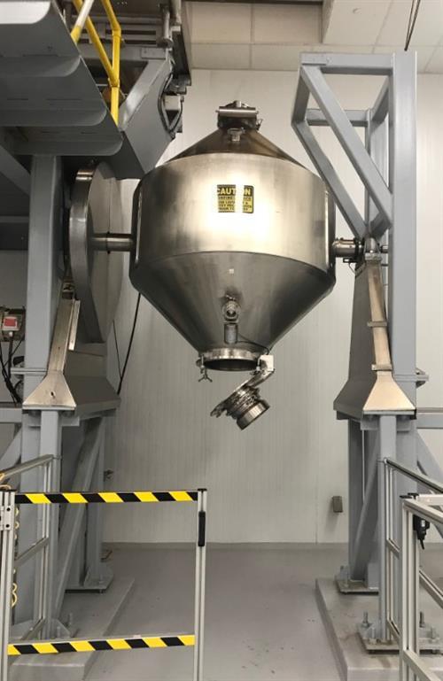 Paul Abbe model RCB-54 35 cu/ft Stainless Steel Double Cone Blender