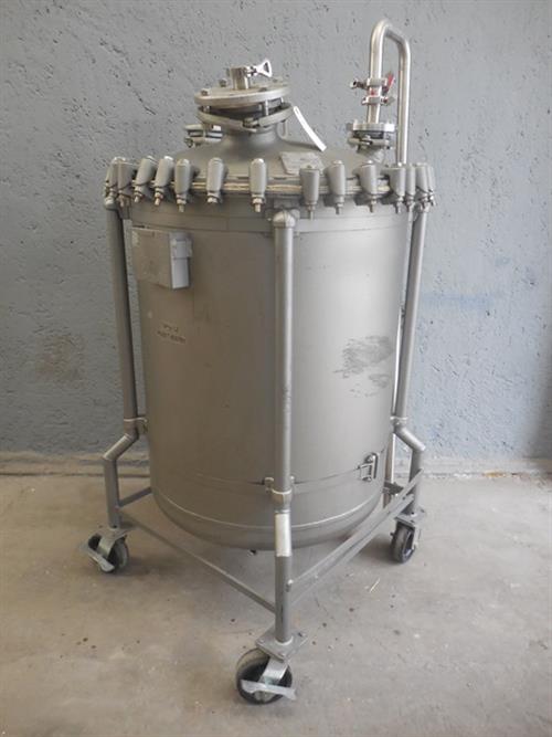 Pfaudler  100 gallon glass lined reactor