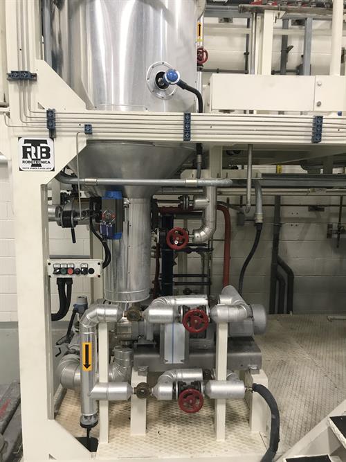 Mazzoni Ecodryer skid mounted neat soap manufacturing plant