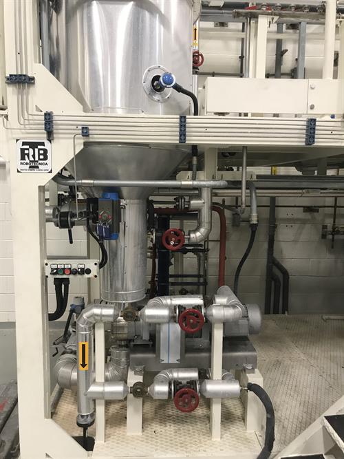 Mazzoni Ecodryer skid mounted neat soap manufacturing plant