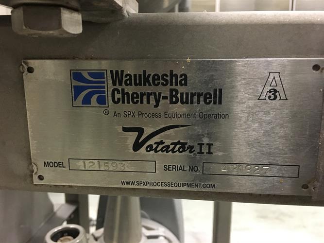 Waukesha Cherry-Burrell Votator II heat exchanger