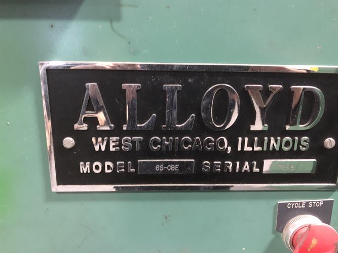 Alloyd 6S-CBE rotary blister packager