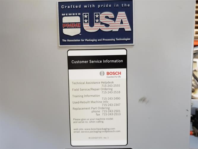 Bosch Pack 101 Horizontal Flow Wrapper